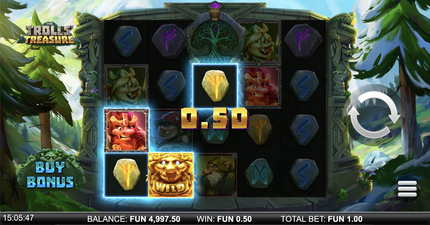 The Trolls Treasure: image of winning