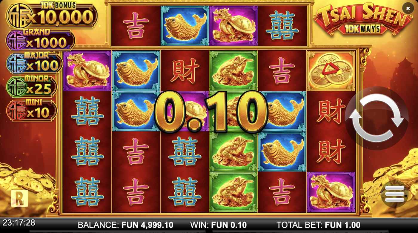 Tsai Shen 10K Ways: image of winning
