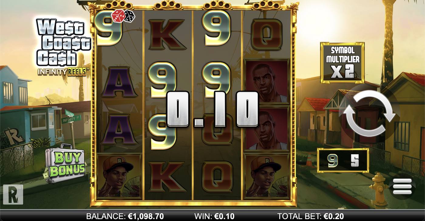 We$t Coa$t Ca$h Infinity Reels: image of winning