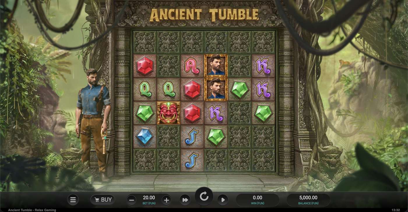 Ancient Tumble: image of main menu
