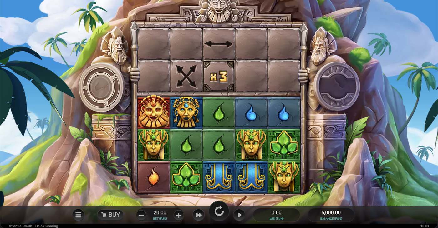 Atlantis Crush: image of main menu