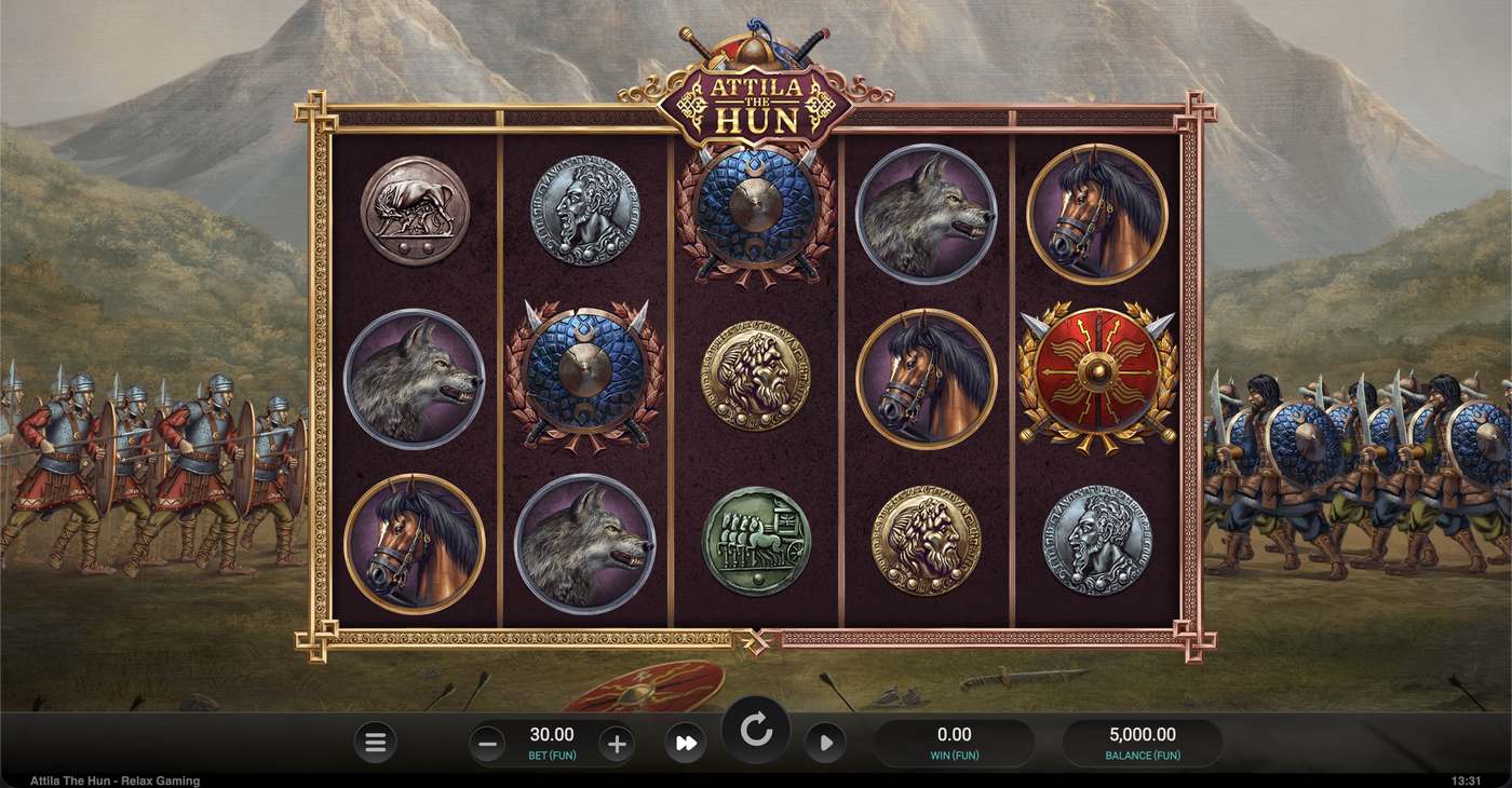 Attila The Hun: image of main menu