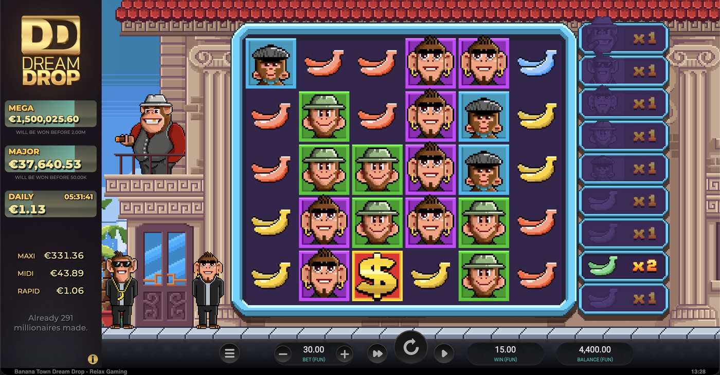 Banana Town Dream Drop: image of winning