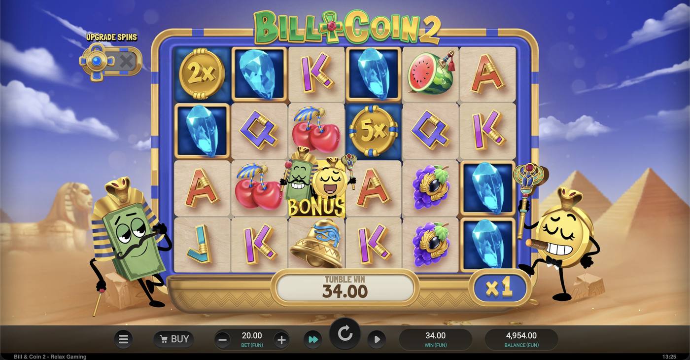 Bill & Coin 2: image of winning