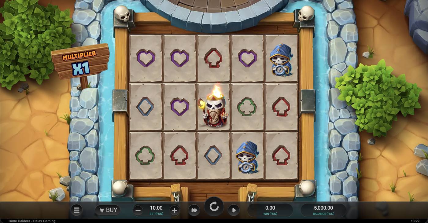 Bone Raiders: image of main menu