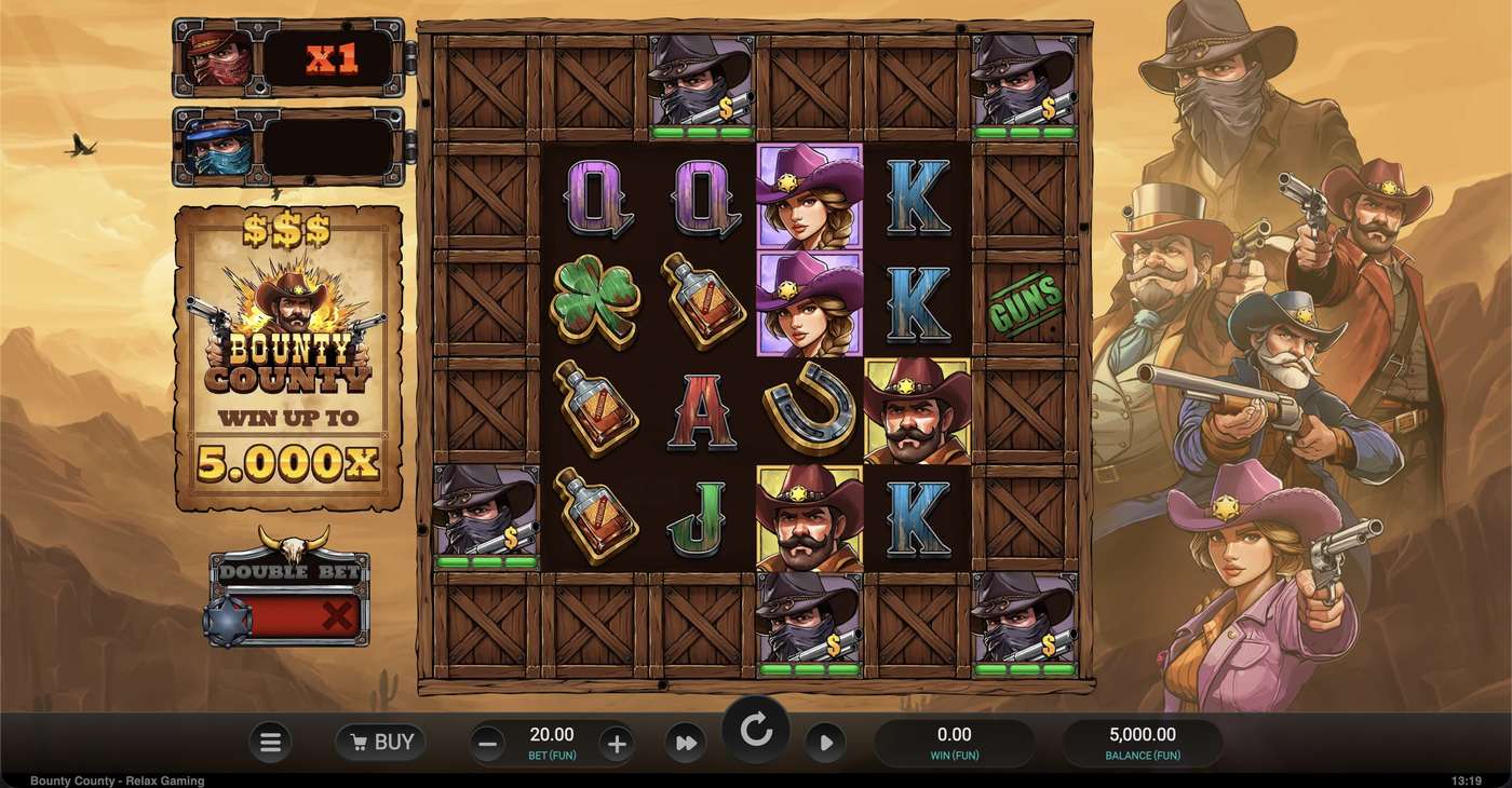 Bounty County: image of main menu
