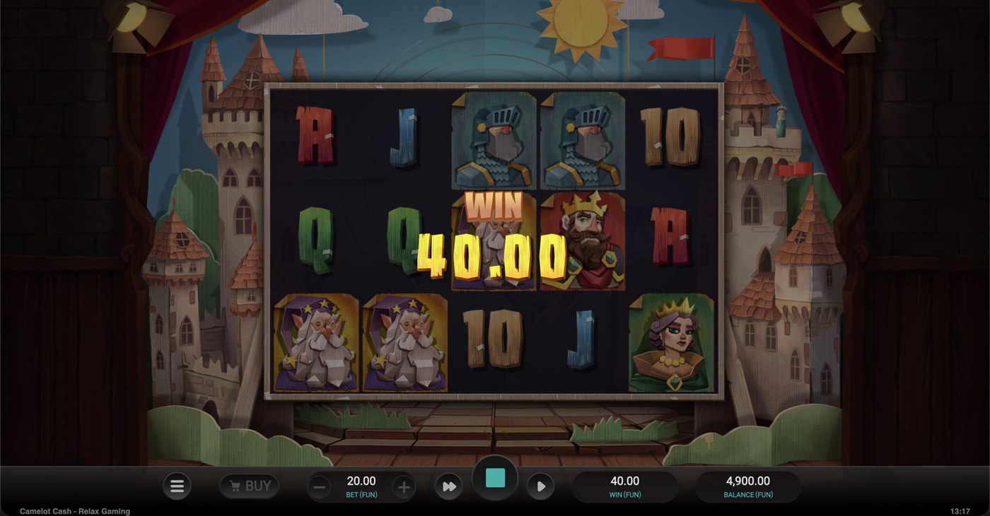 Camelot Cash: image of winning
