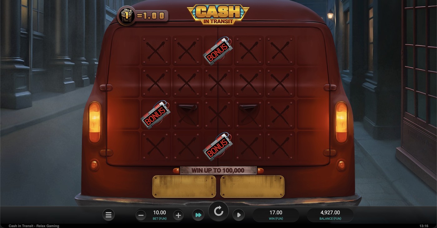 Cash in Transit: image of winning