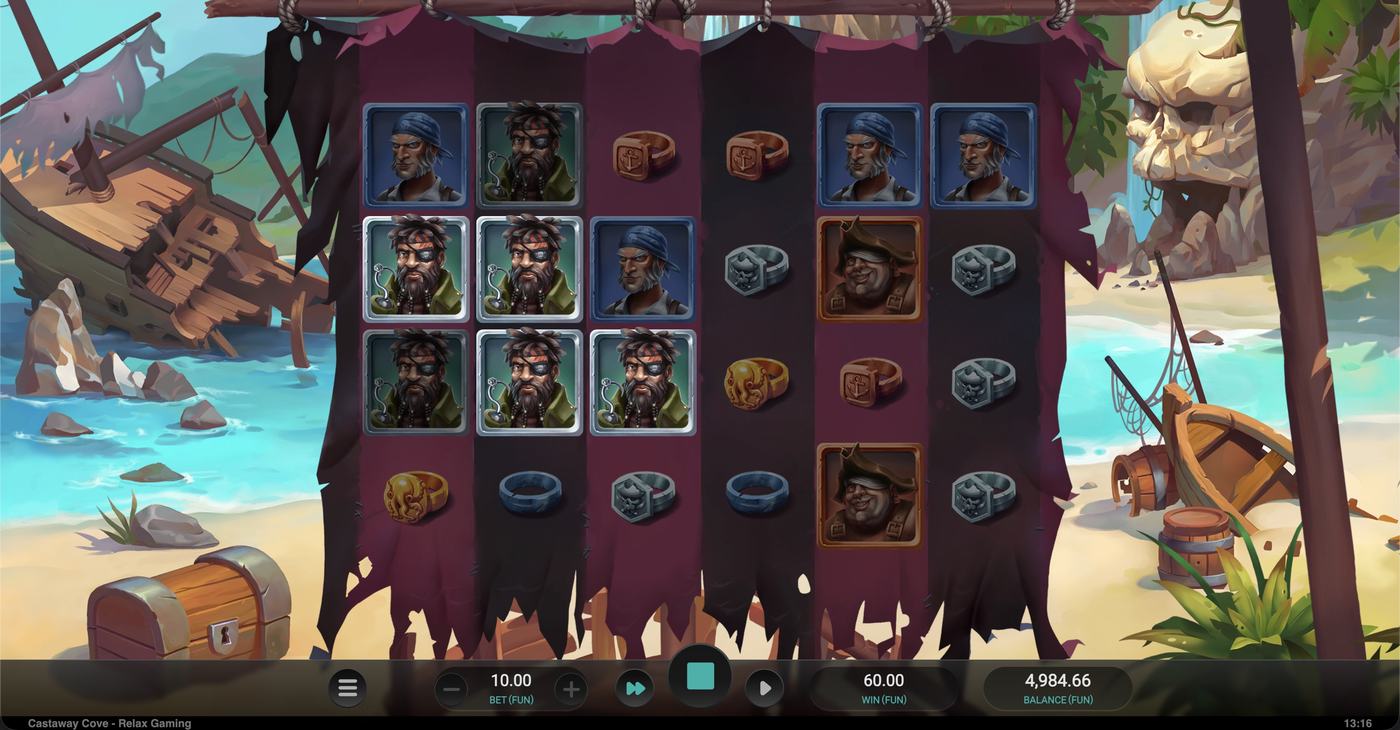 Castaway Cove: image of winning