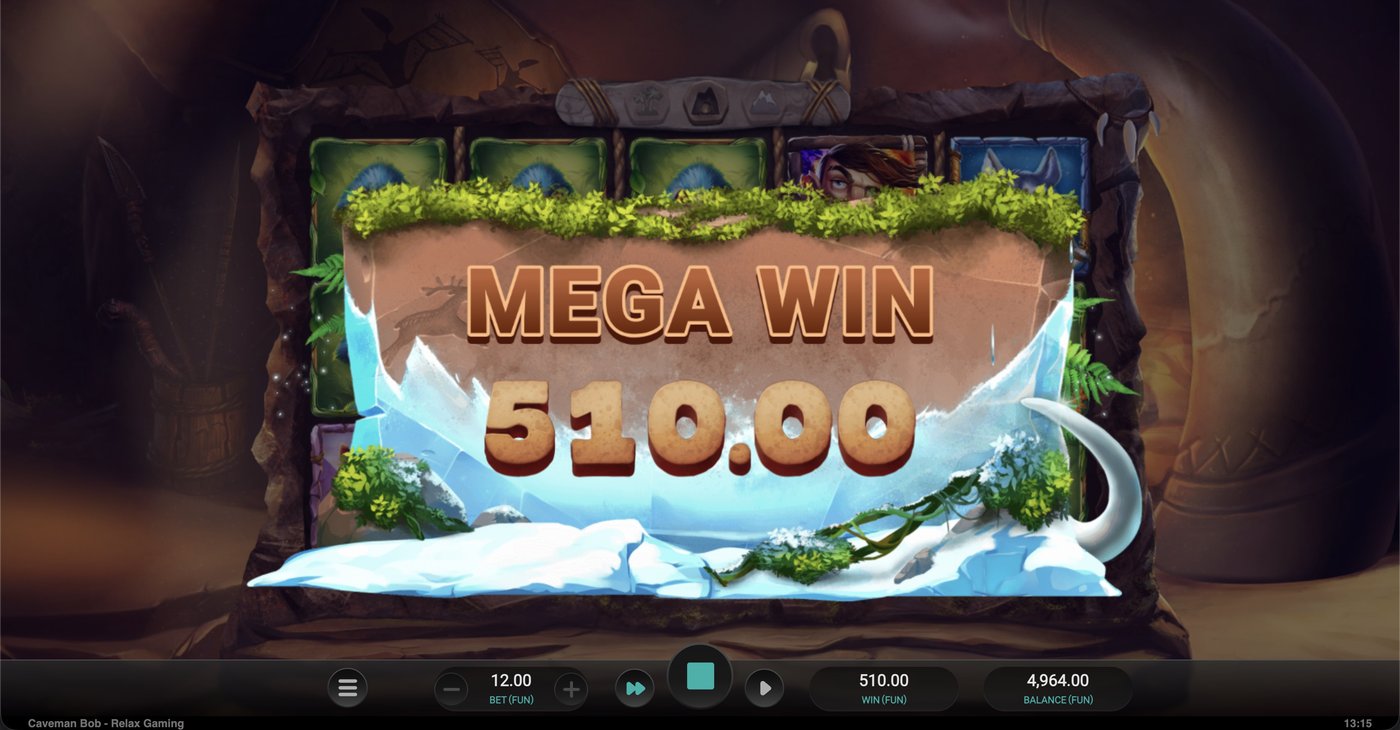 Caveman Bob: image of winning