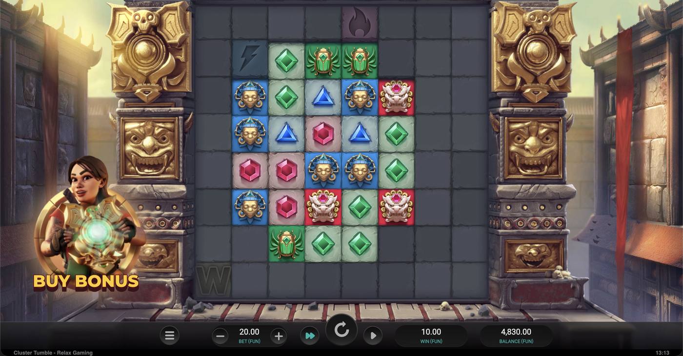 Cluster Tumble: image of winning