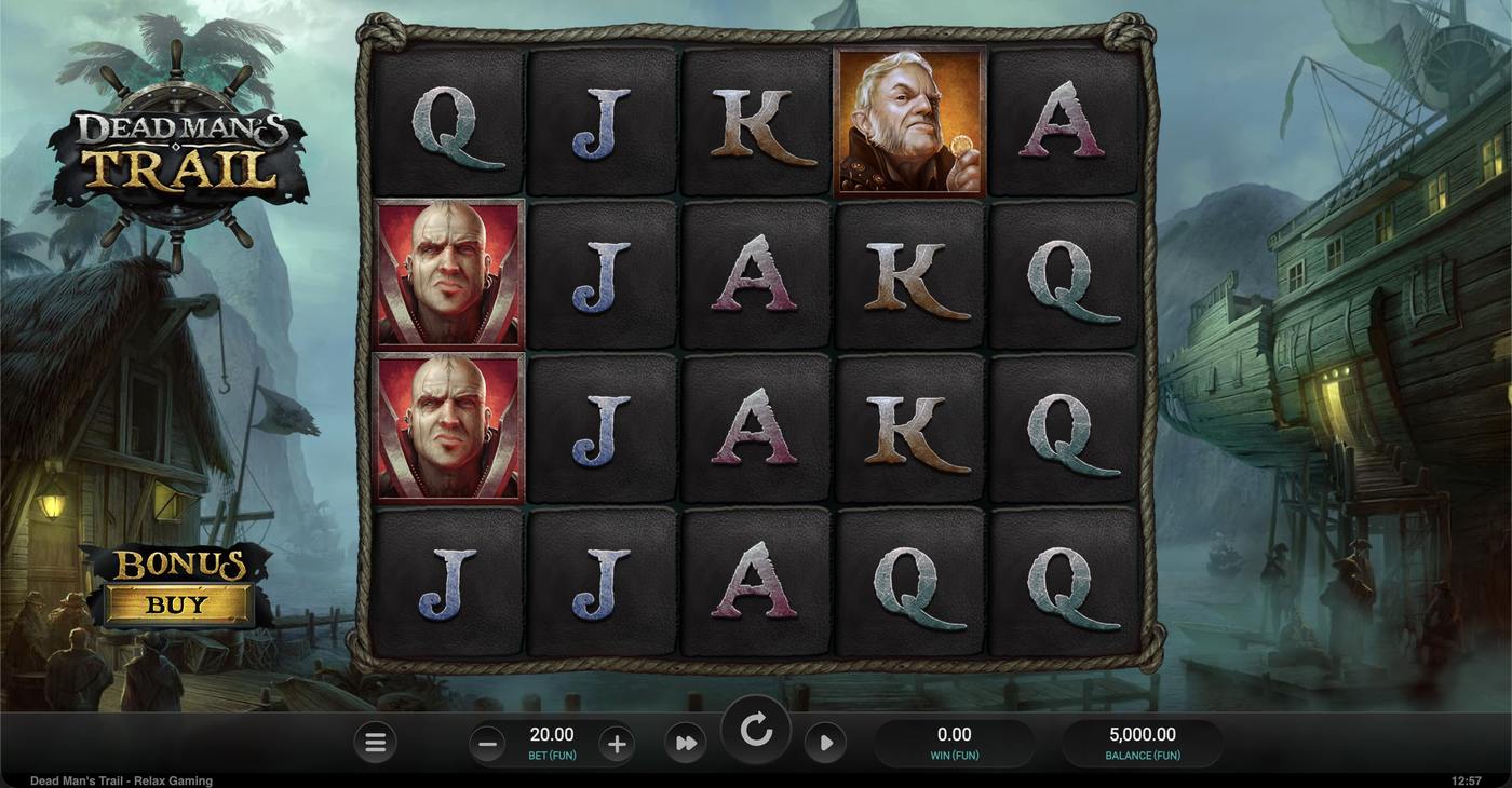 Dead Man's Trail: image of main menu