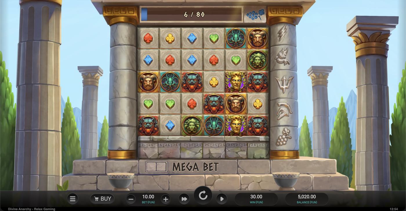 Divine Anarchy: image of main menu