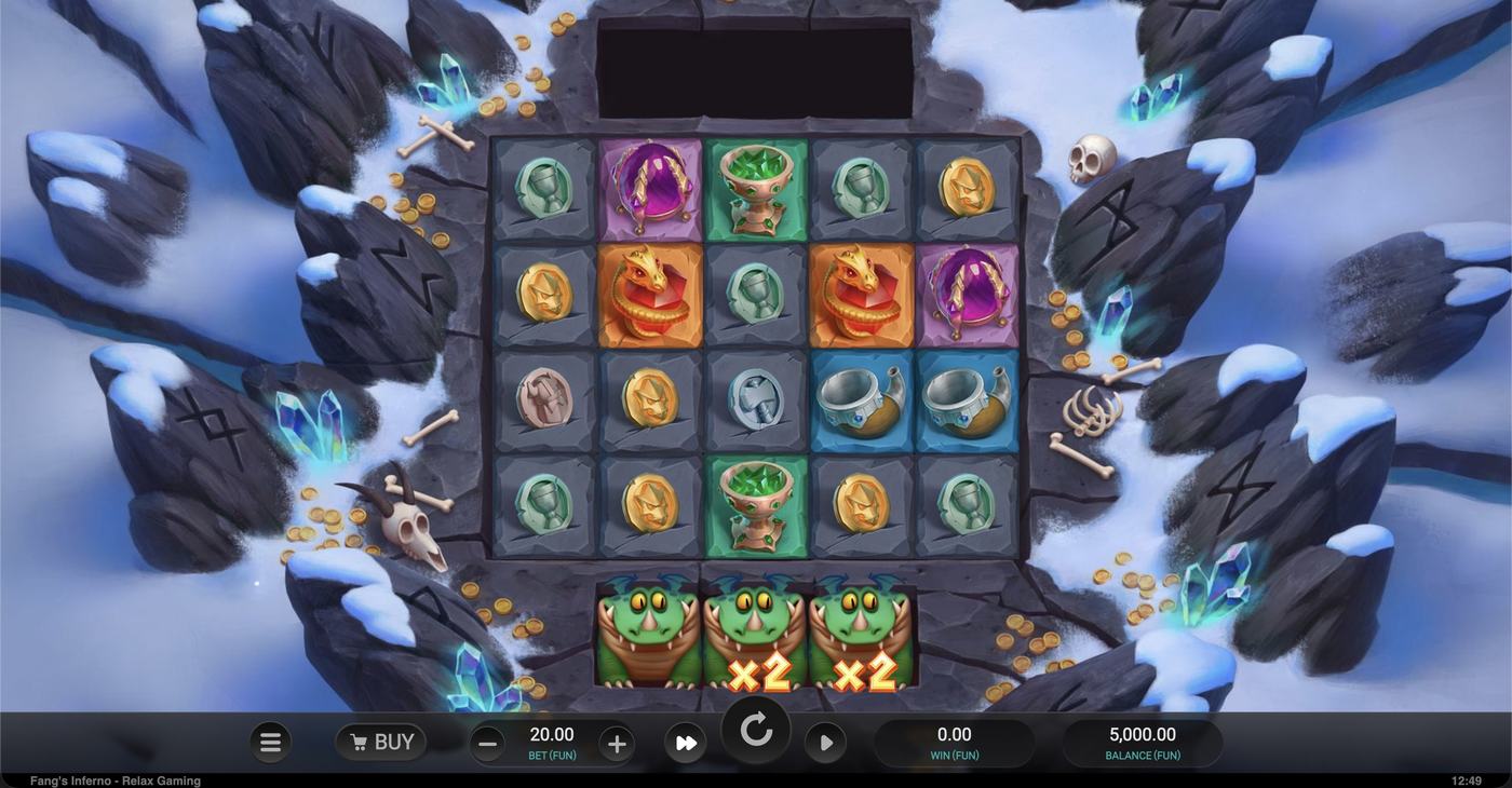 Fang's Inferno: image of main menu