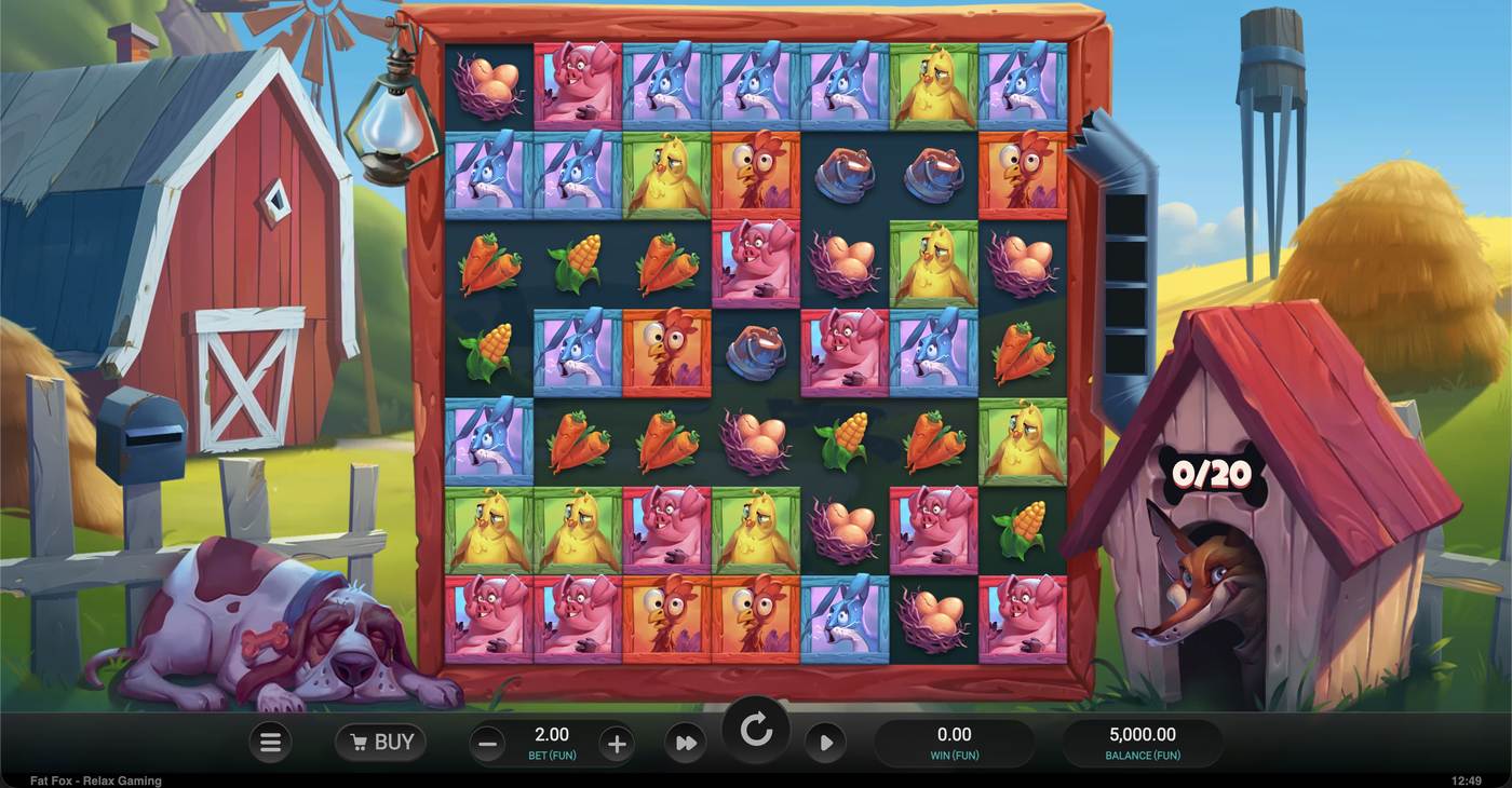 Fat Fox: image of main menu