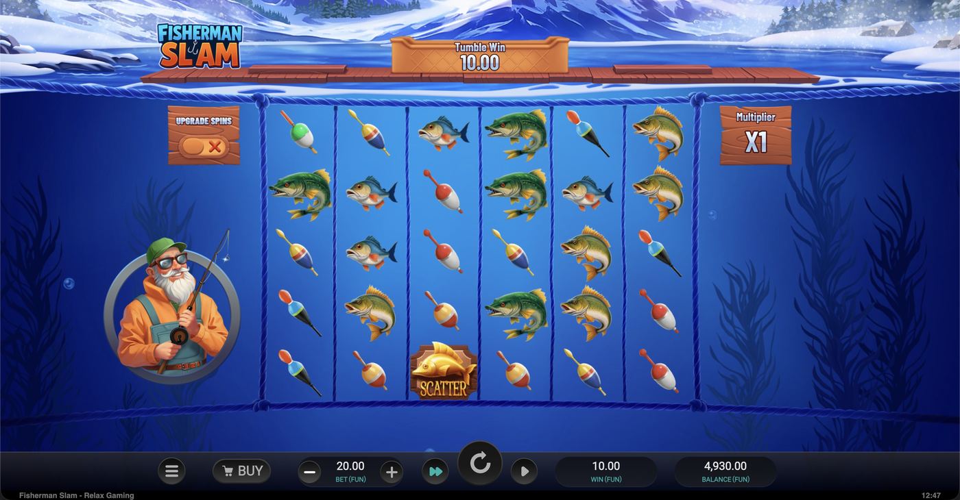 Fisherman Slam: image of winning
