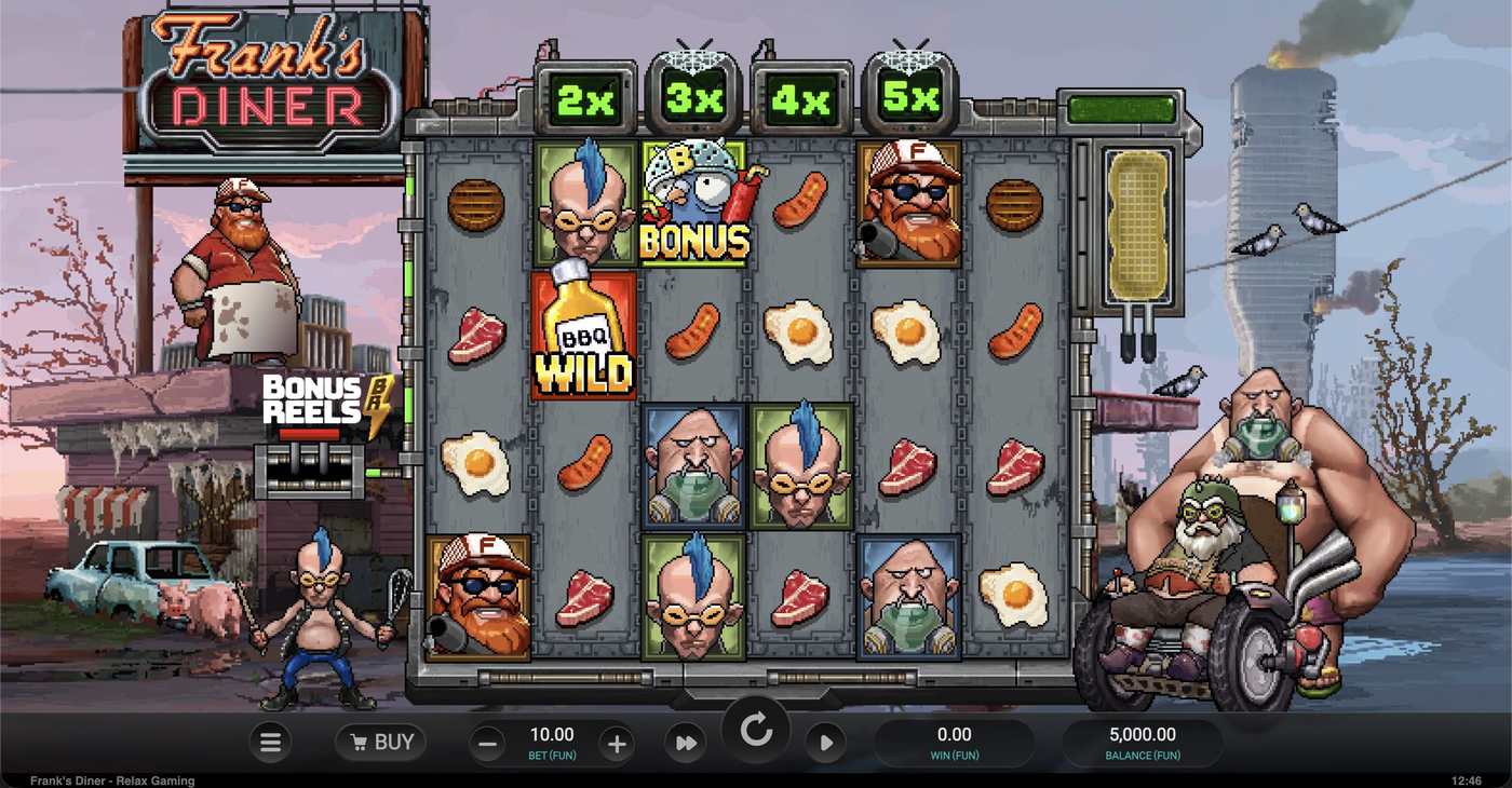 Frank's Diner: image of main menu