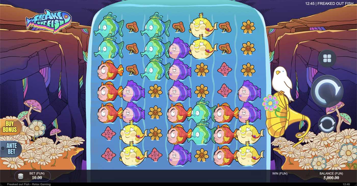 Freaked out Fish: image of main menu