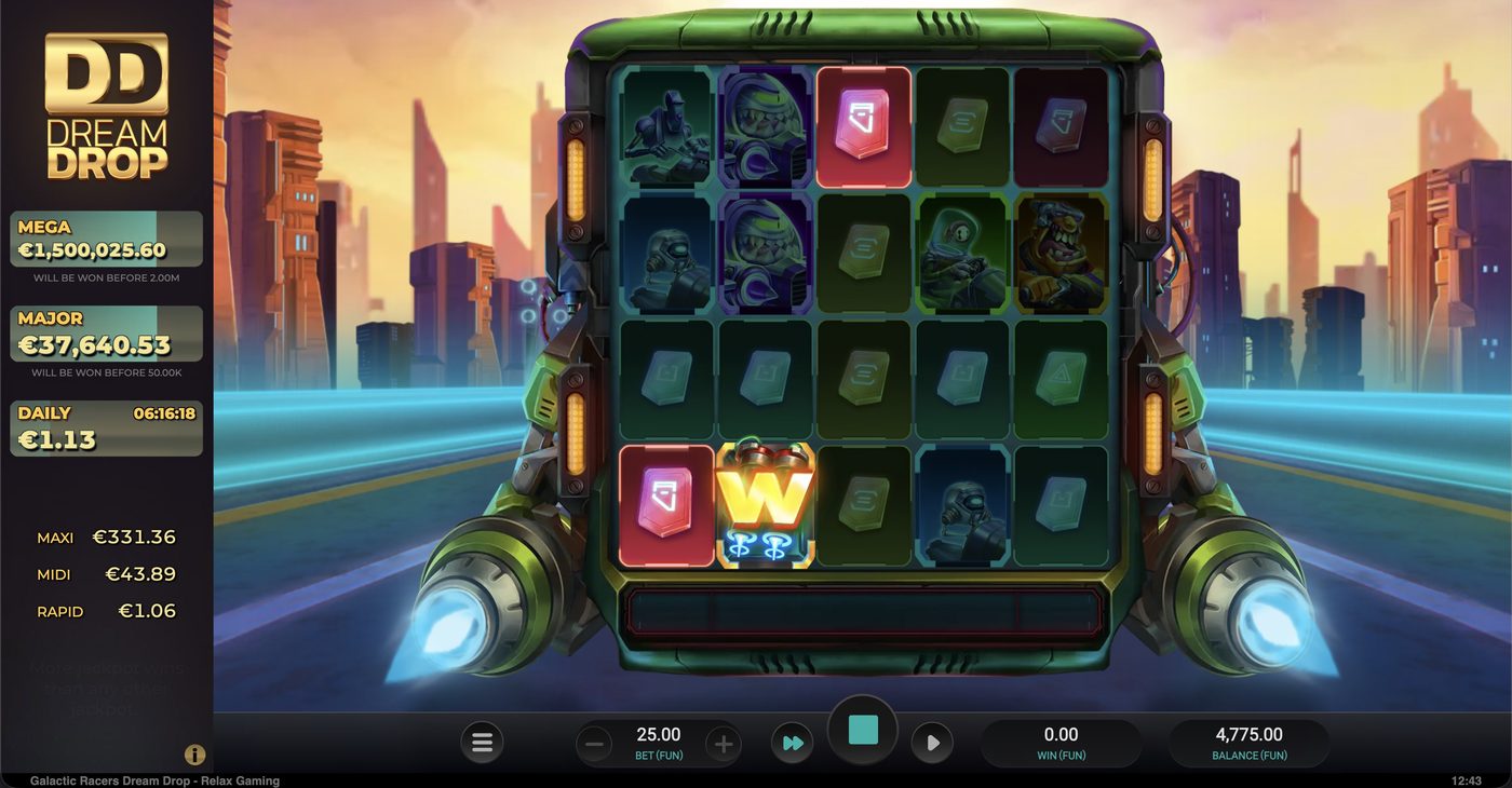 Galactic Racers Dream Drop: image of winning