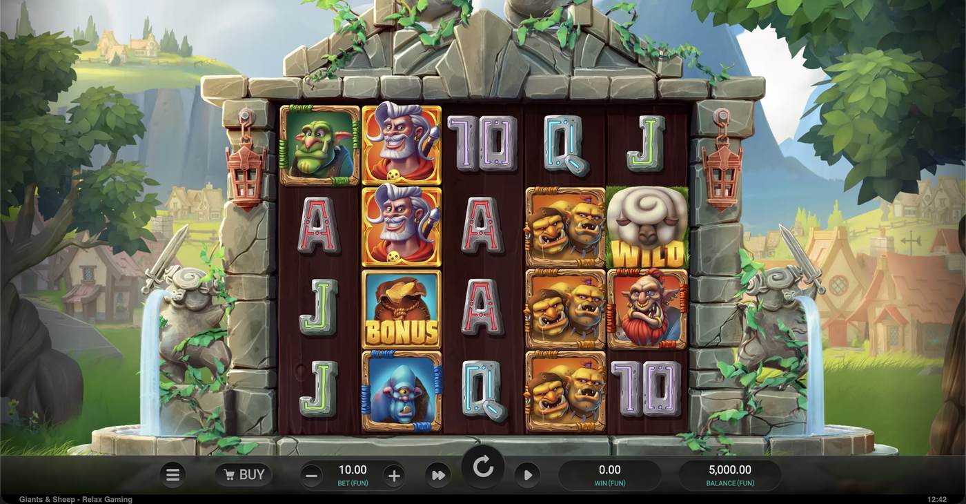 Giants & Sheep: image of main menu