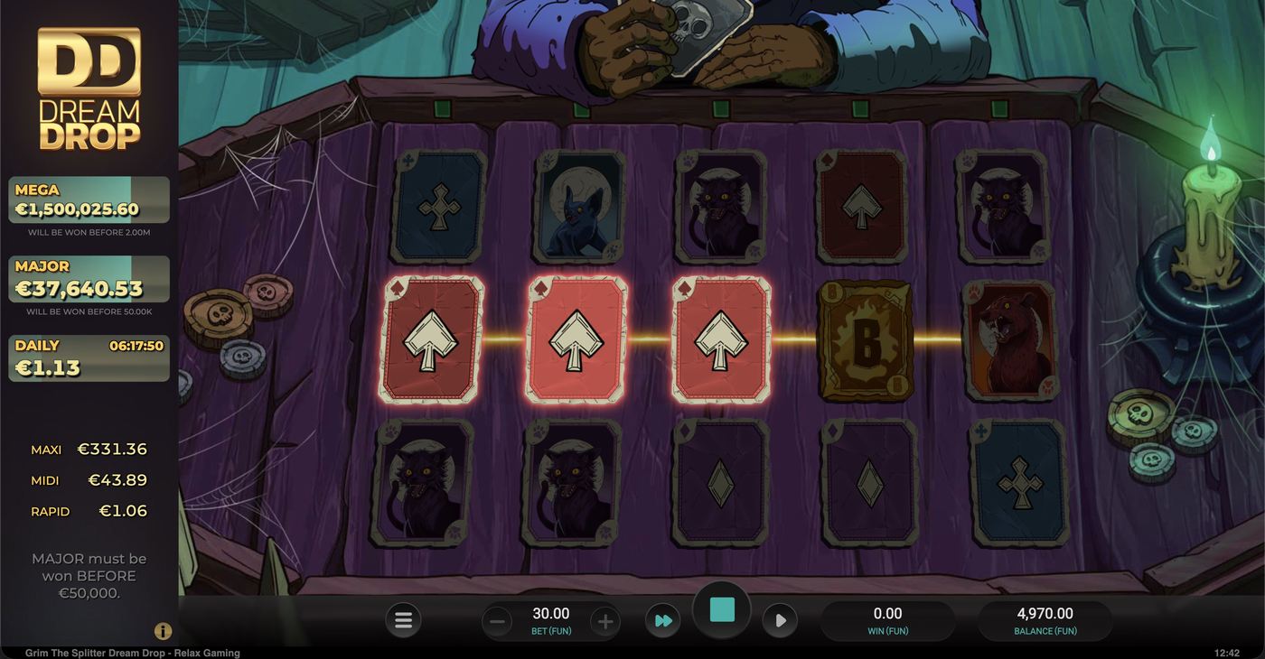 Grim The Splitter Dream Drop: image of winning