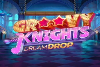 Groovy Knights Dream Drop Online Slot Logo