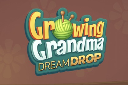 Growing Grandma Dream Drop Online Slot Logo