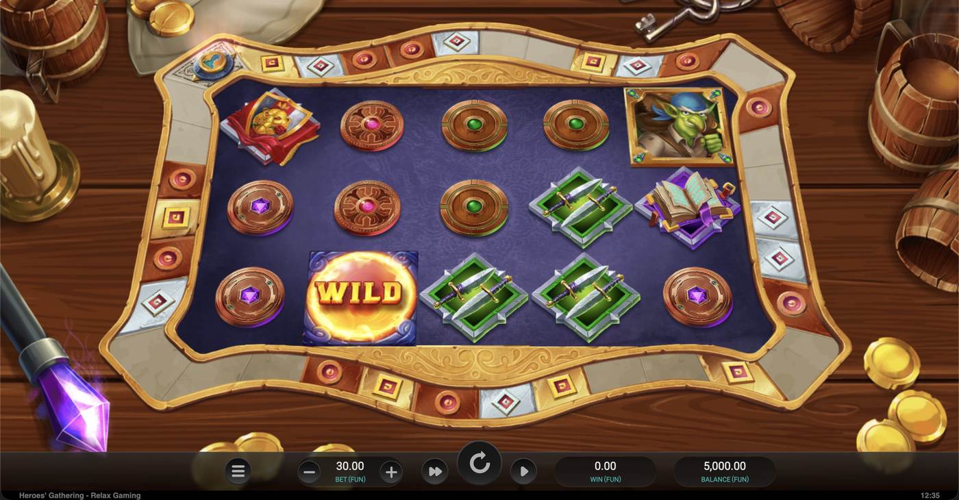 Heroes' Gathering: image of main menu