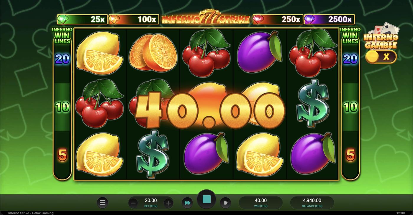 Inferno Strike: image of winning