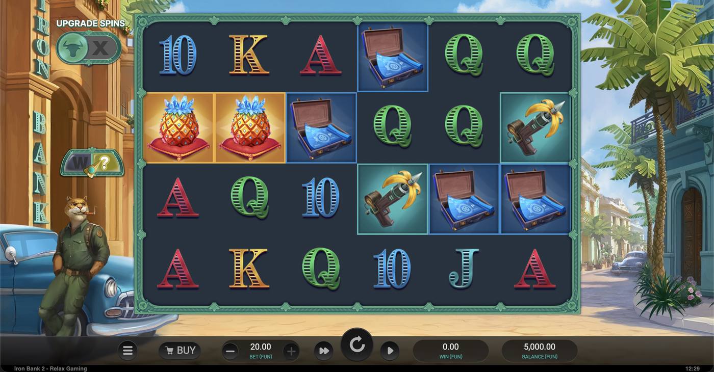 Iron Bank 2: image of main menu