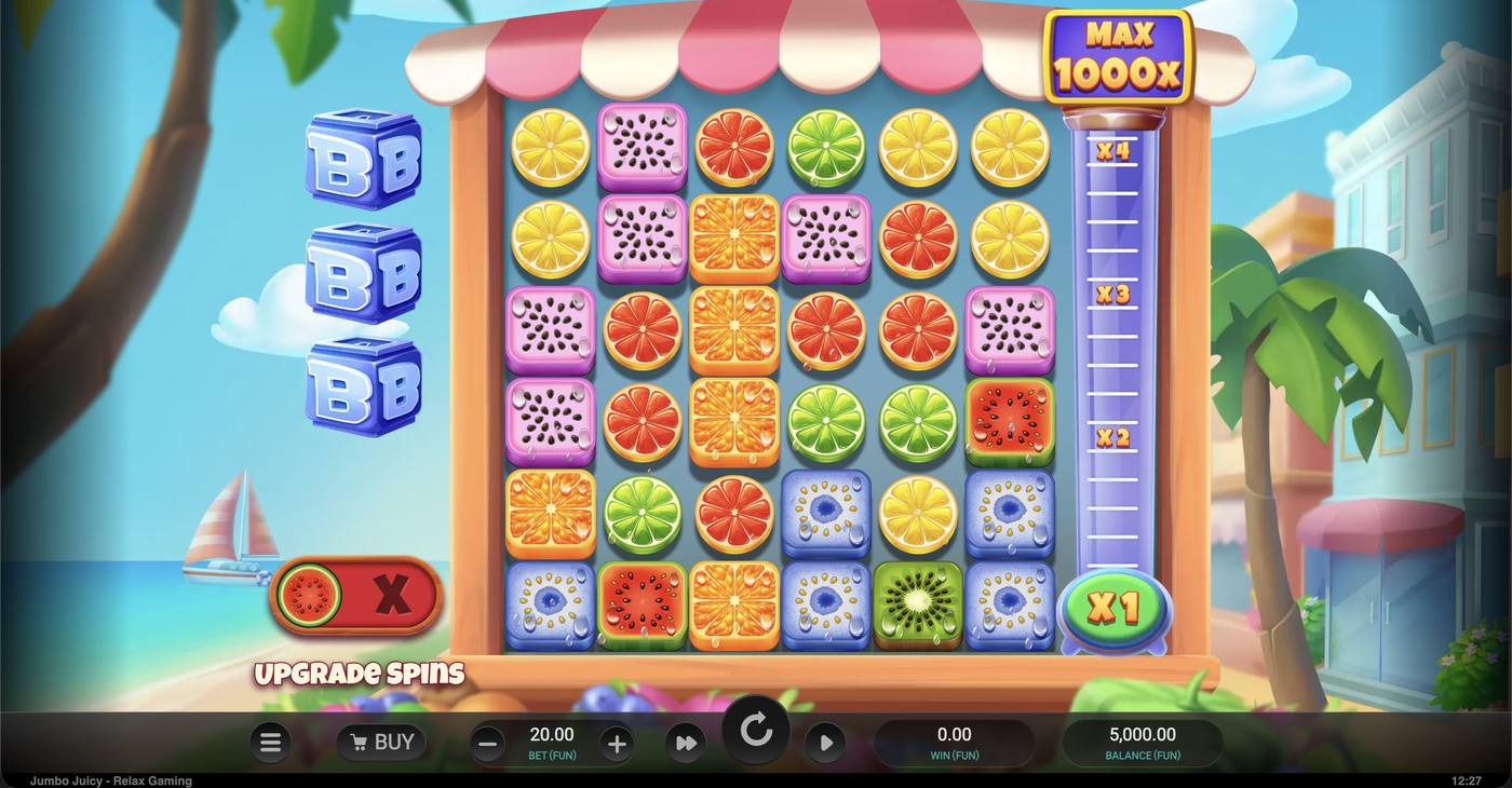 Jumbo Juicy: image of main menu