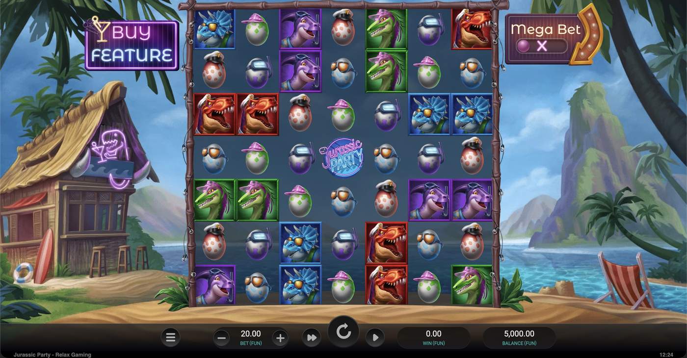 Jurassic Party: image of main menu