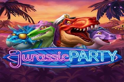 Jurassic Party Online Slot Logo