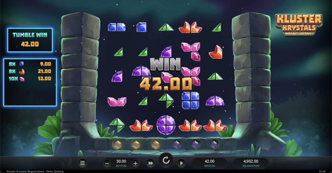 Kluster Krystals Megaclusters: image of winning
