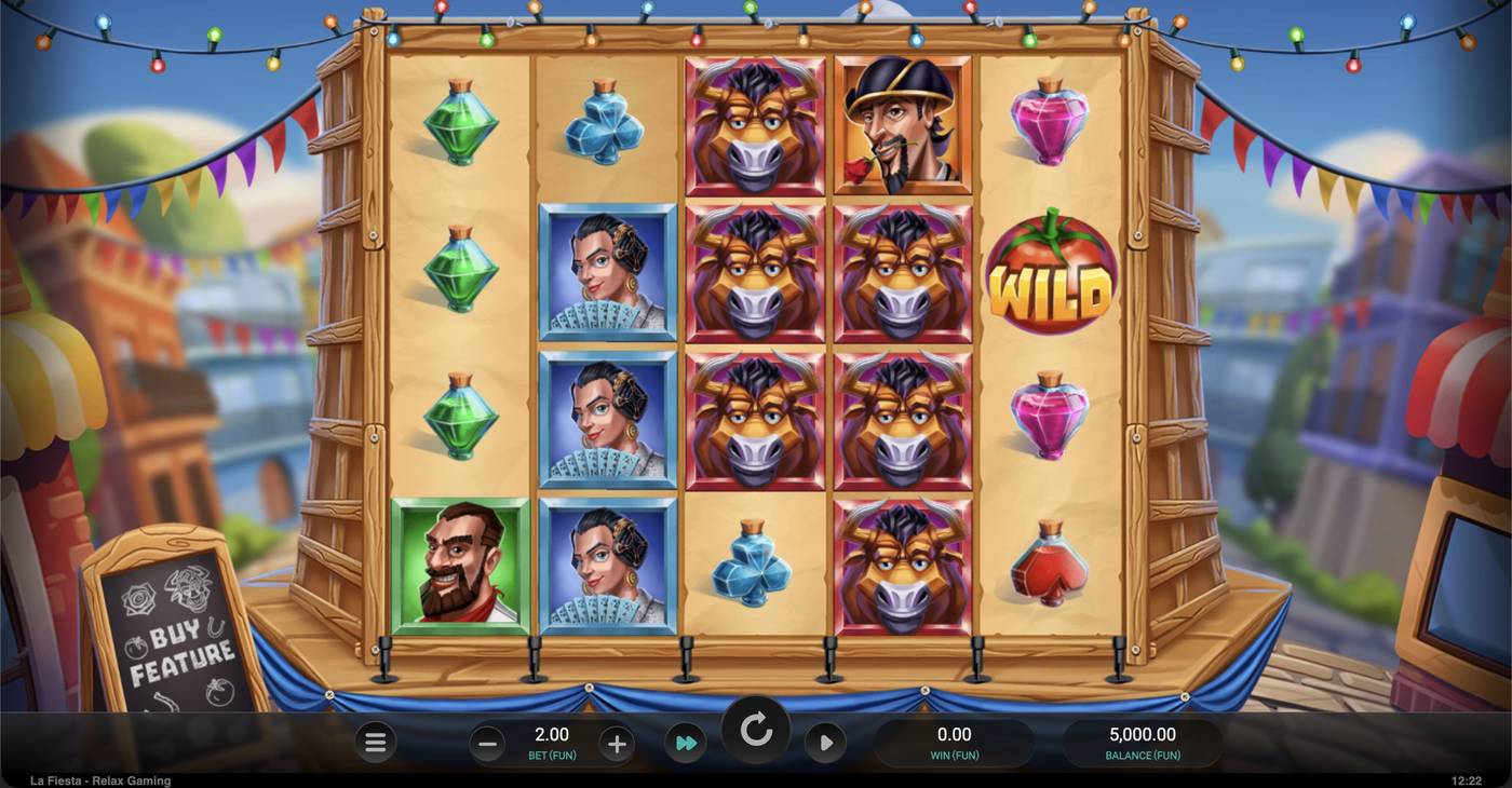 La Fiesta: image of main menu