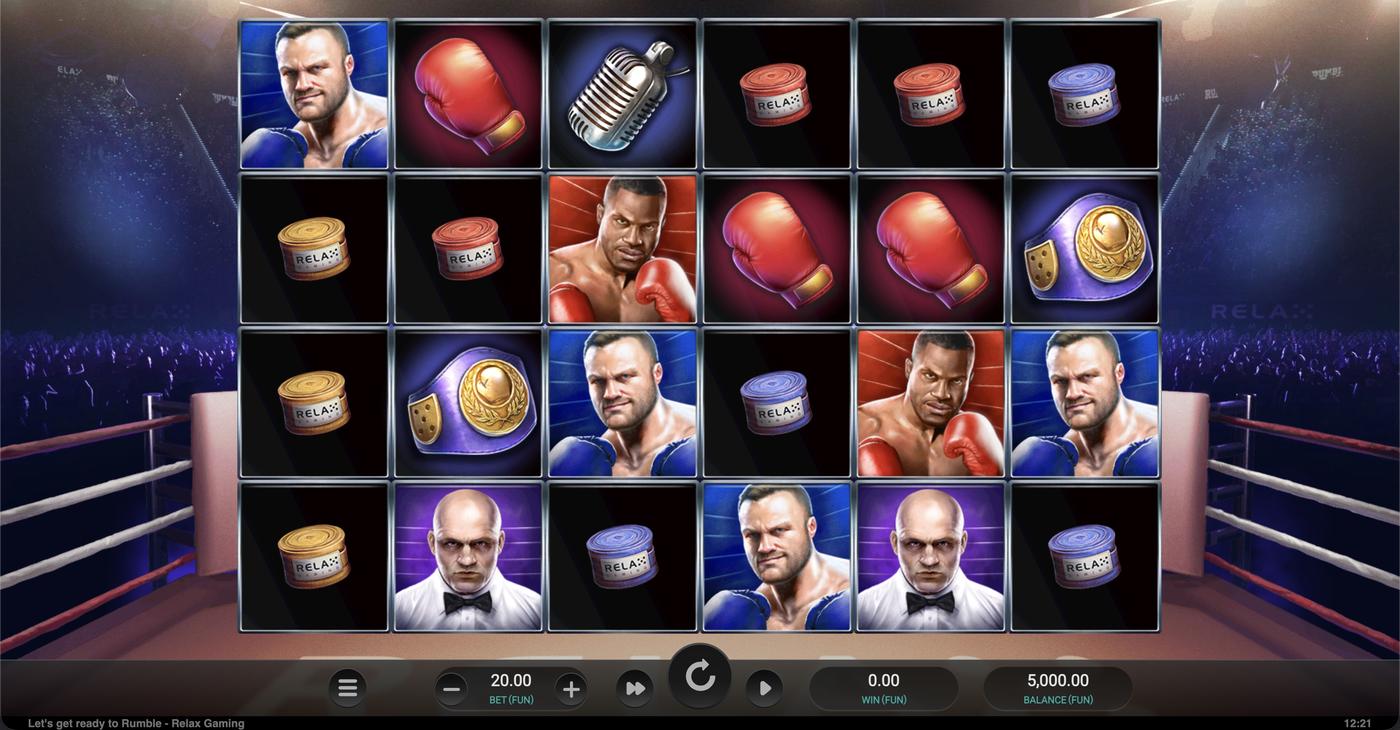 Let's get ready to Rumble: image of main menu