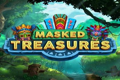 Masked Treasures Online Slot Logo