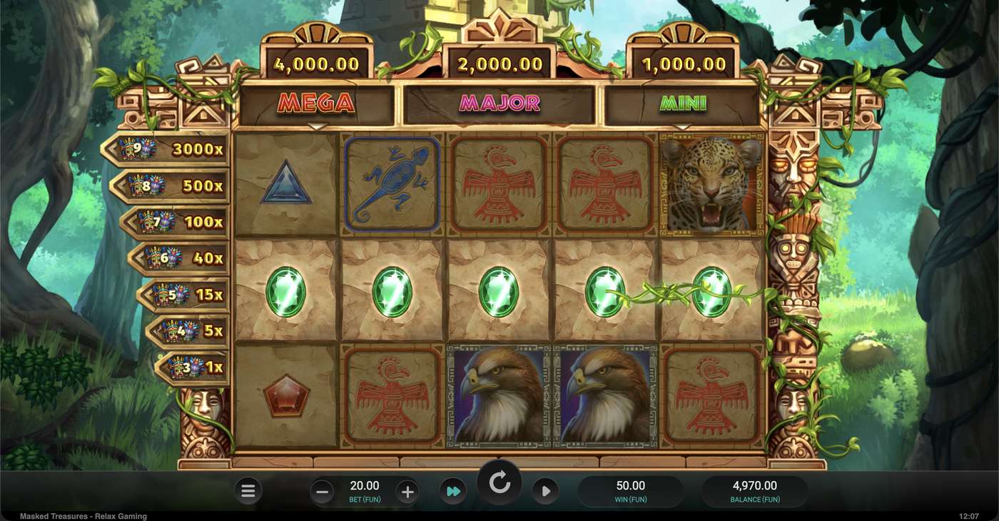Masked Treasures: image of winning