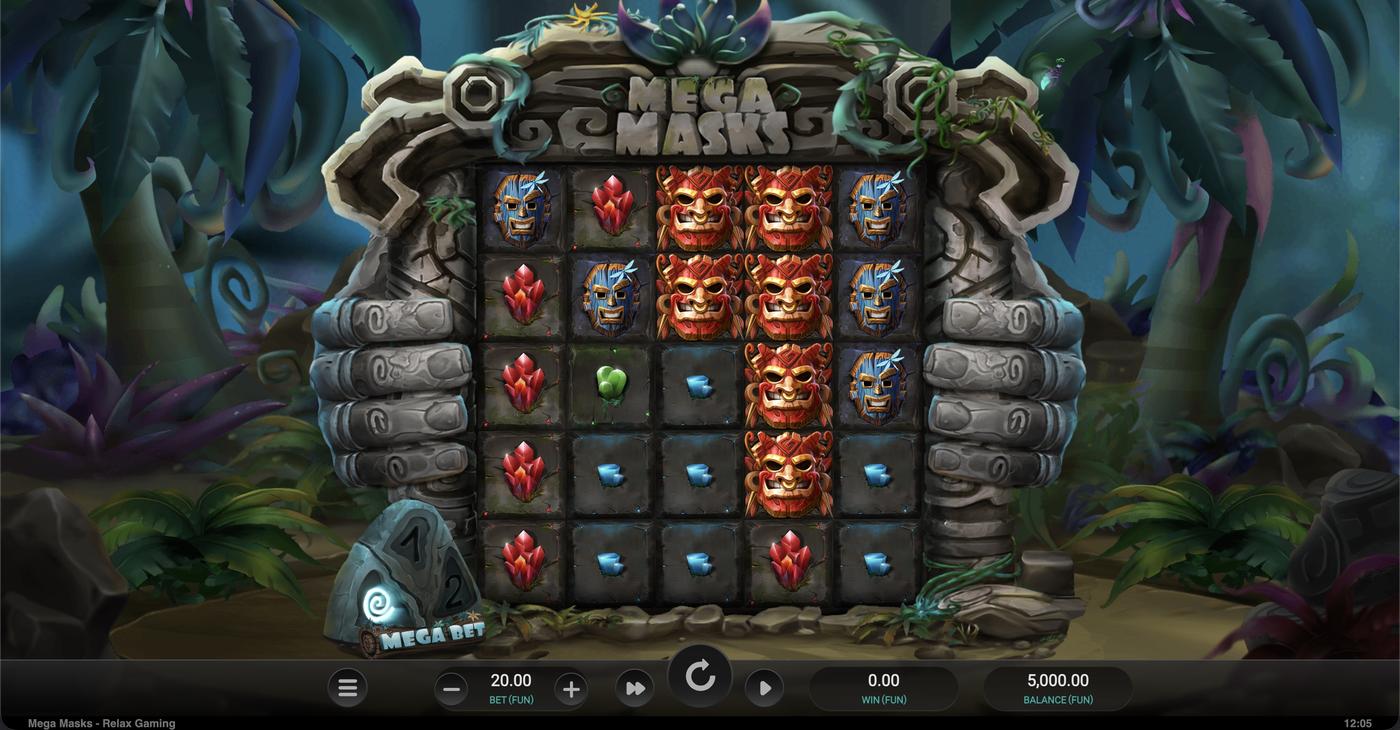 Mega Masks: image of main menu
