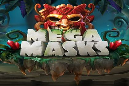 Mega Masks Online Slot Logo