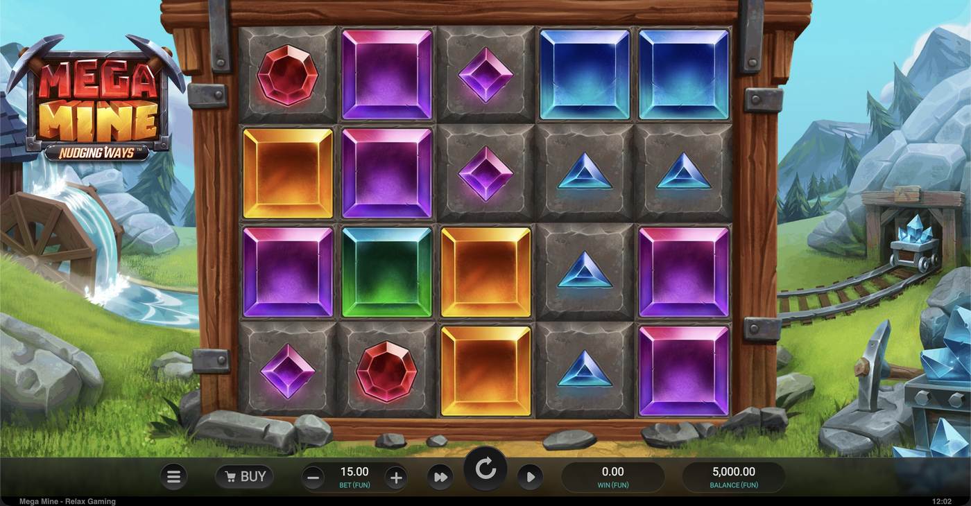 Mega Mine: image of main menu