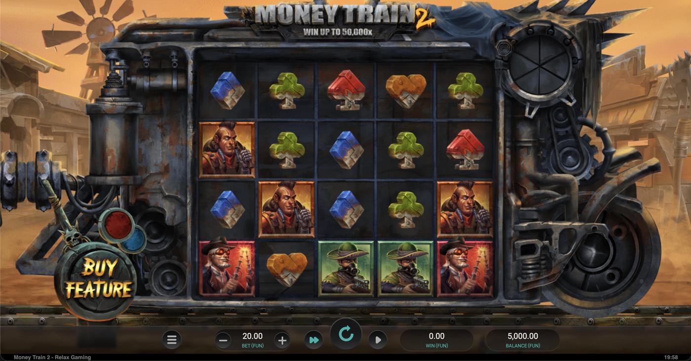 Money Train 2: image of main menu