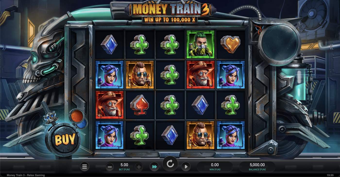 Money Train 3: image of main menu