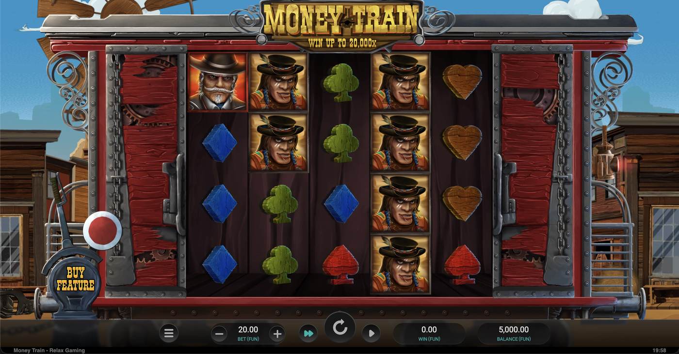 Money Train: image of main menu