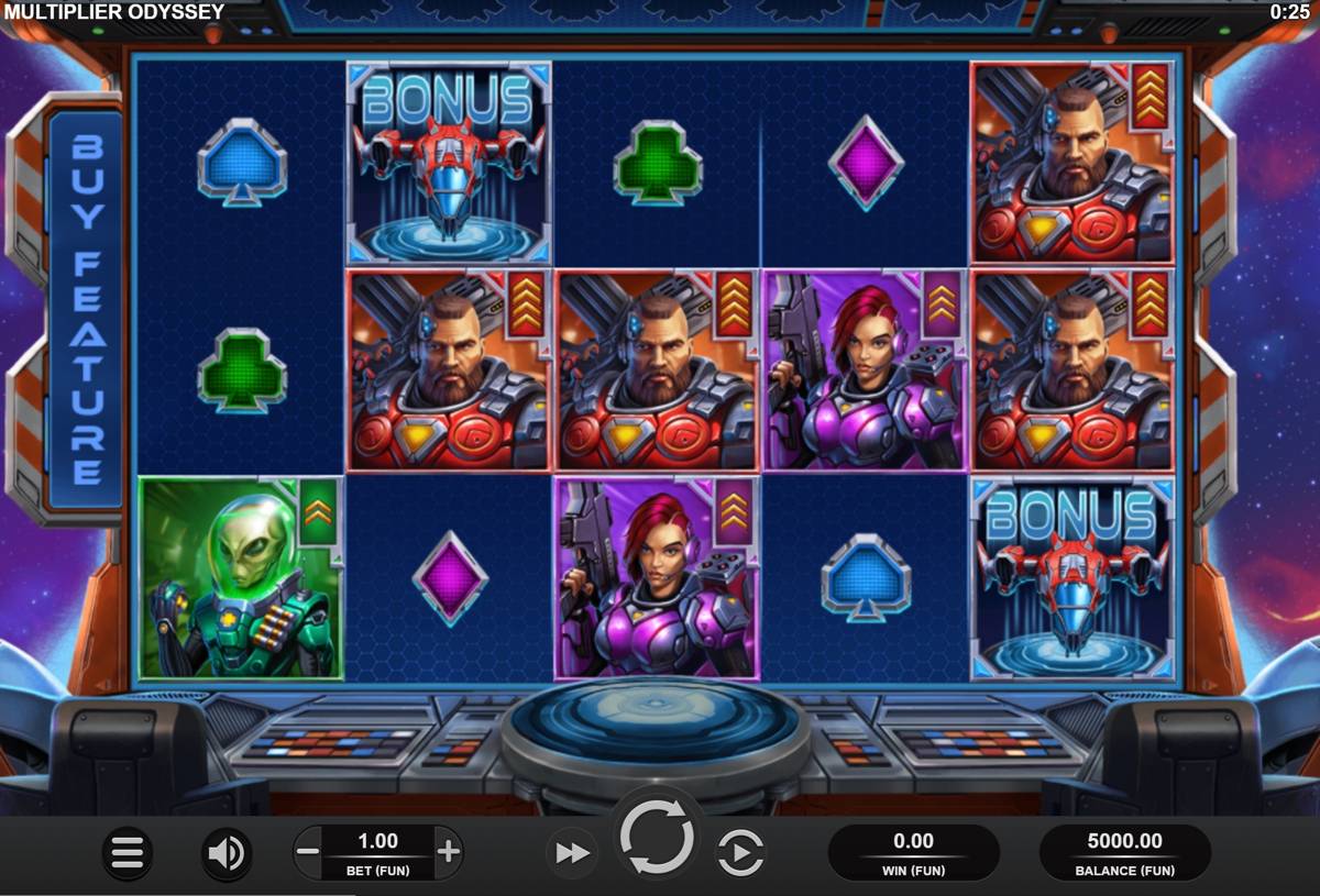 Multiplier Odyssey: image of main menu