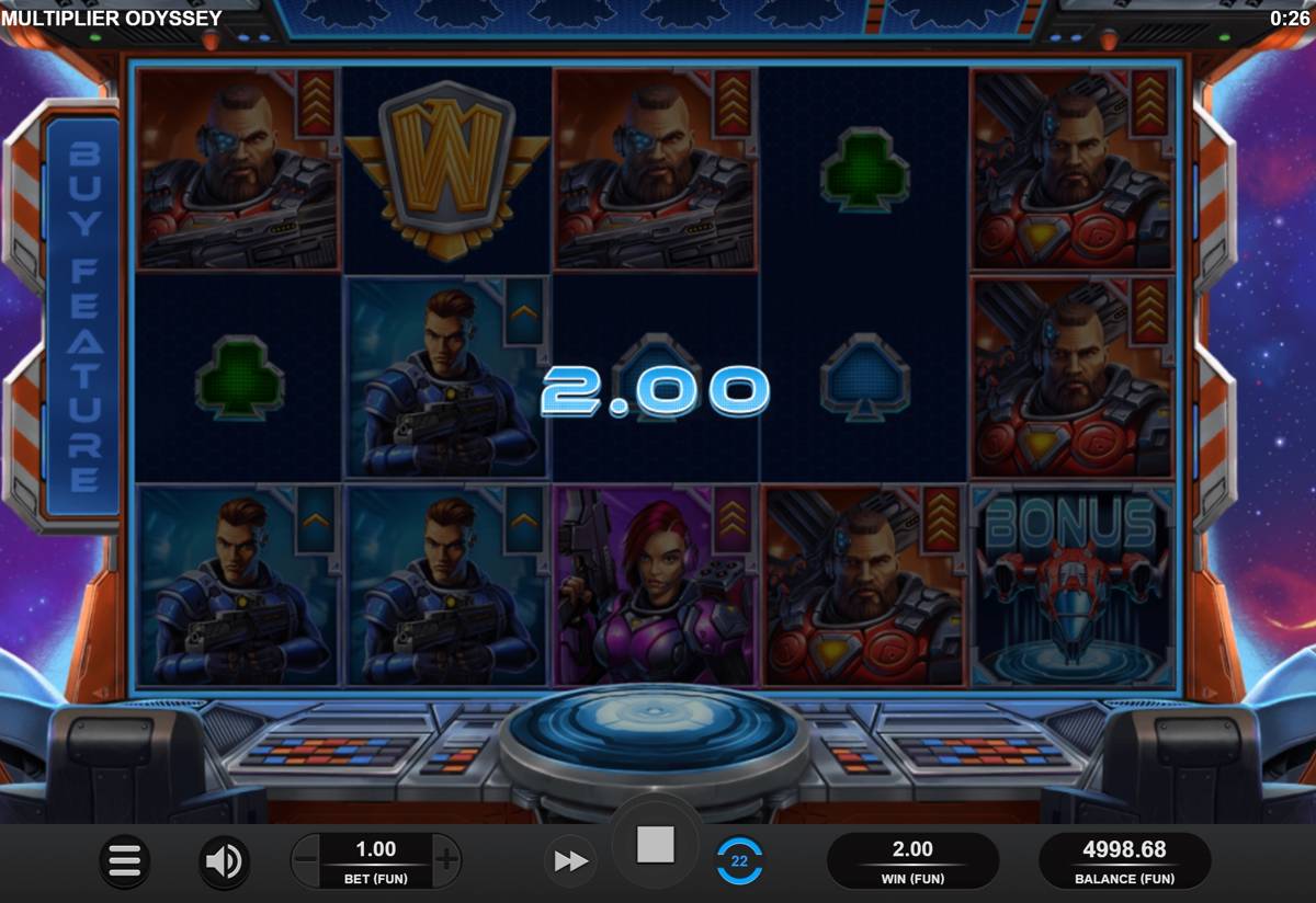 Multiplier Odyssey: image of winning