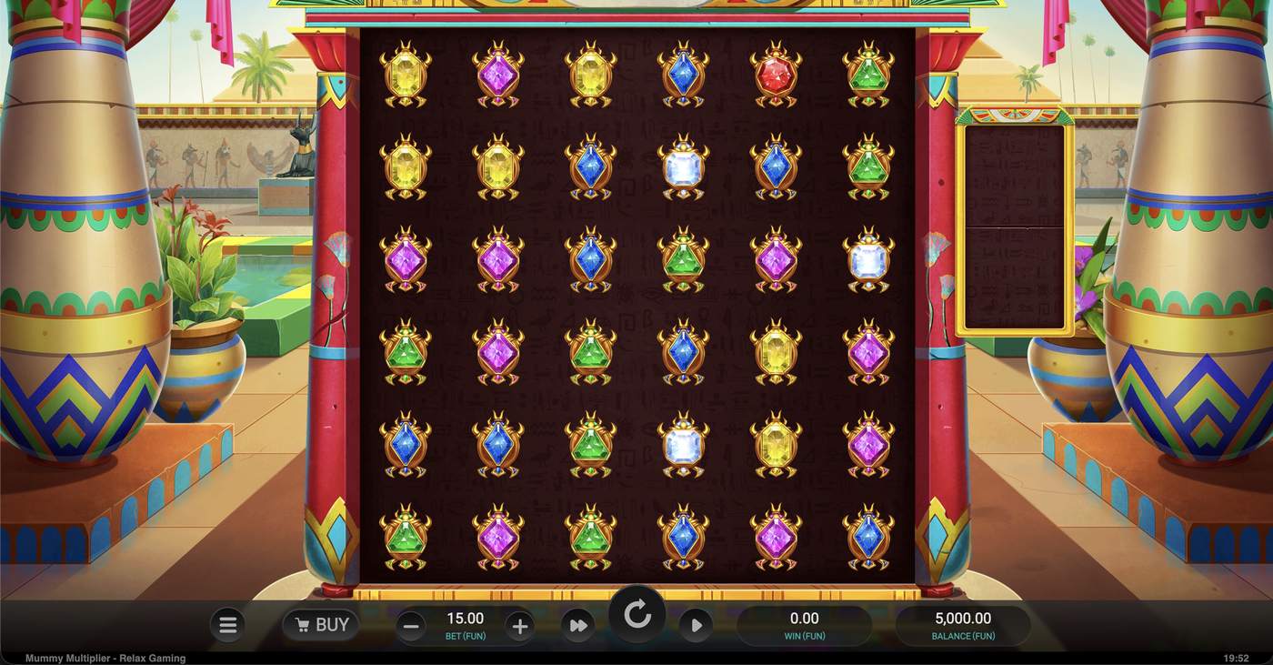 Mummy Multiplier: image of main menu