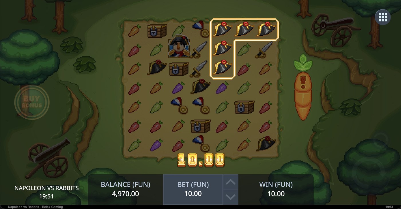 Napoleon vs Rabbits: image of winning