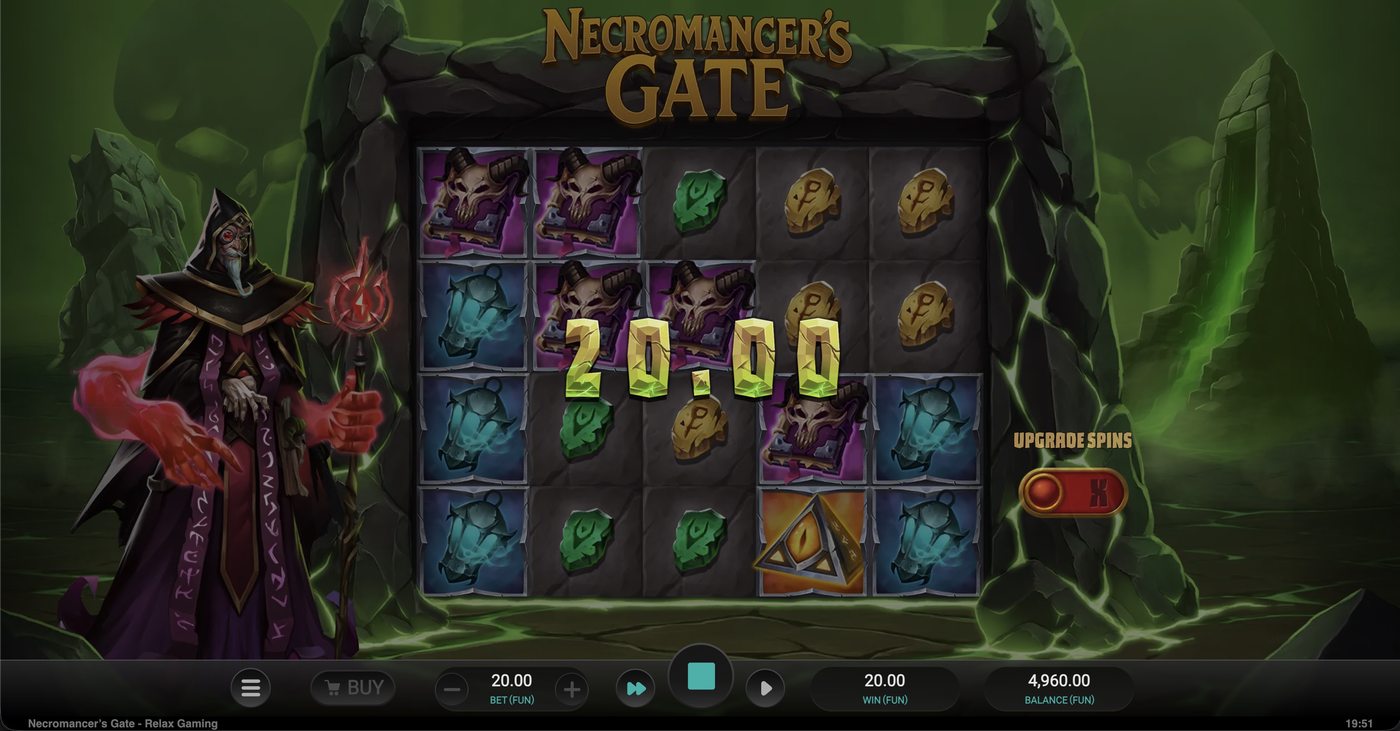 Necromancer’s Gate: image of winning