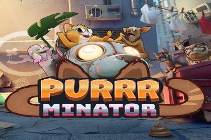 Purrrminator Online Slot Logo